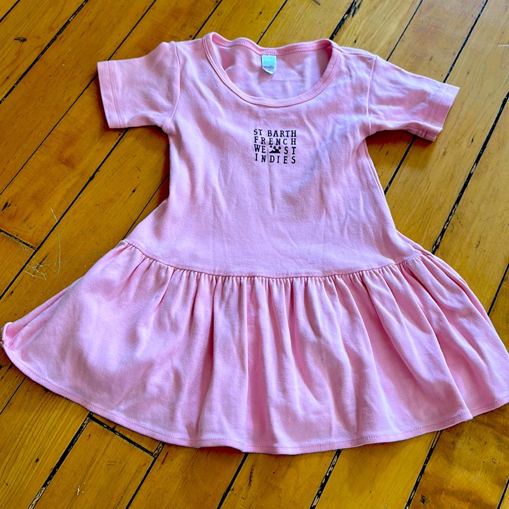 St Barths Pink Cotton Dress